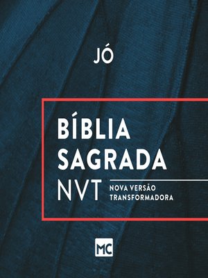 cover image of Bíblia NVT--Jó